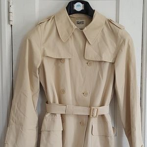 Hilary Radley Women's Trench Coat Khaki Sz 10 Used